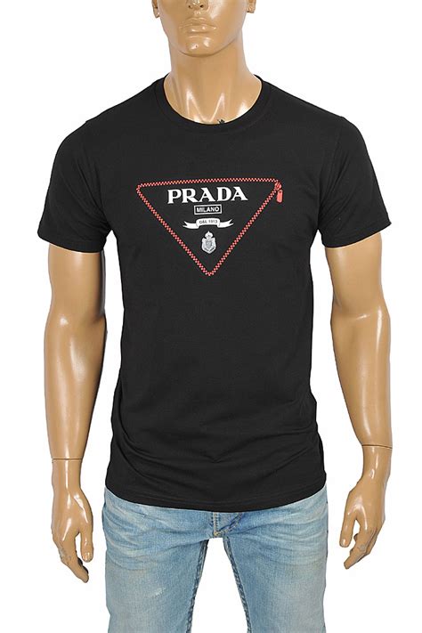 prada men's t shirts|prada t shirt men's sale.